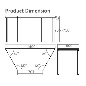 HTU-6014 Dimension